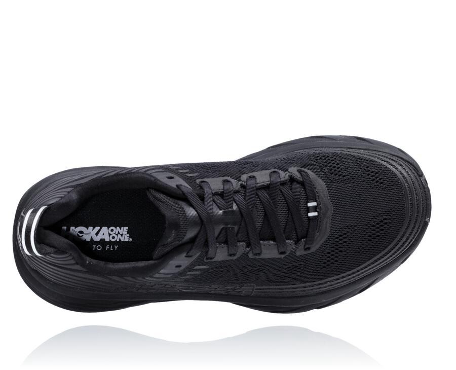 Hoka One One Koşu Ayakkabısı Erkek Siyah - Bondi 6 - WZ0182697